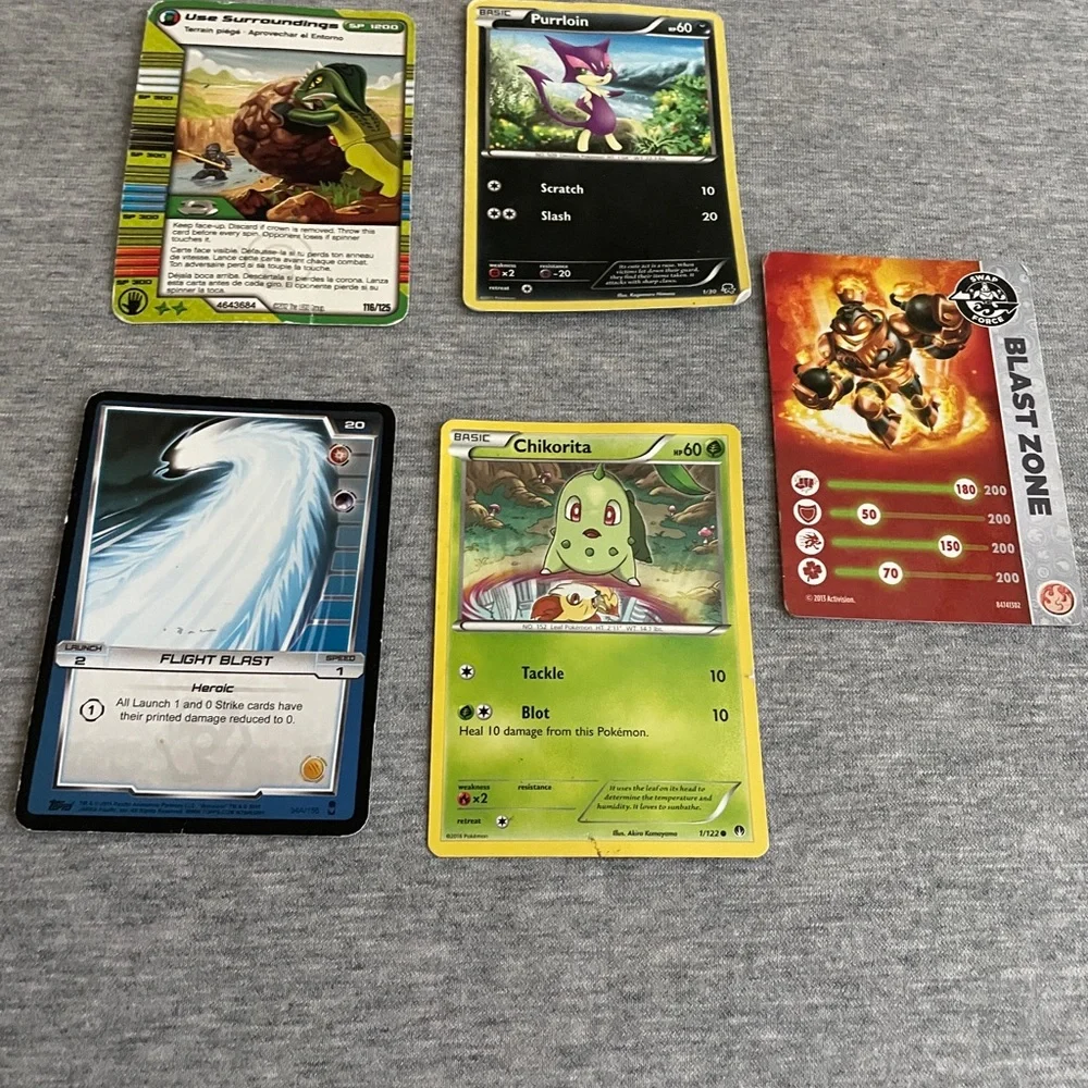 Mixed Trading Card Game Bundle - Pokémon, LEGO Ninjago, Monsuno, Skylanders